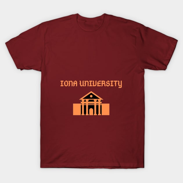 IONA UNIVERSITY T-Shirt by houdasagna